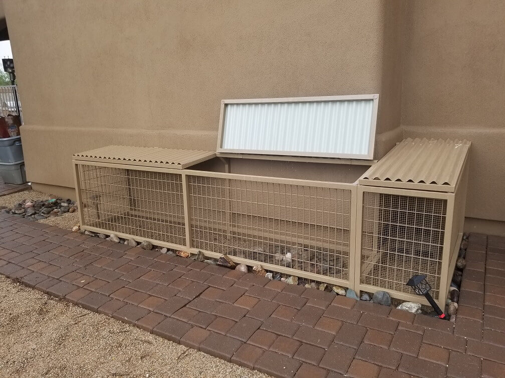 Coyote Proof Kennels.